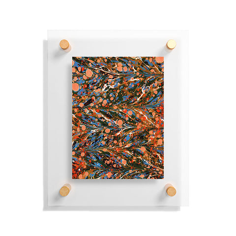 Amy Sia Marbled Illusion Autumnal Floating Acrylic Print