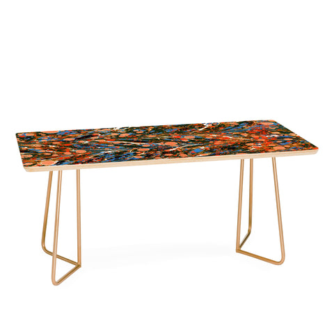 Amy Sia Marbled Illusion Autumnal Coffee Table