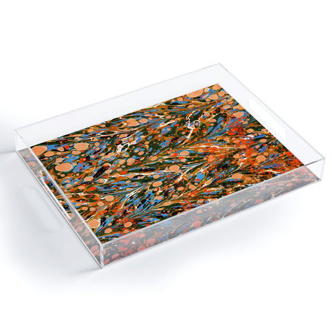 Amy Sia Marbled Illusion Autumnal Acrylic Tray