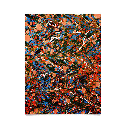 Amy Sia Marbled Illusion Autumnal Poster