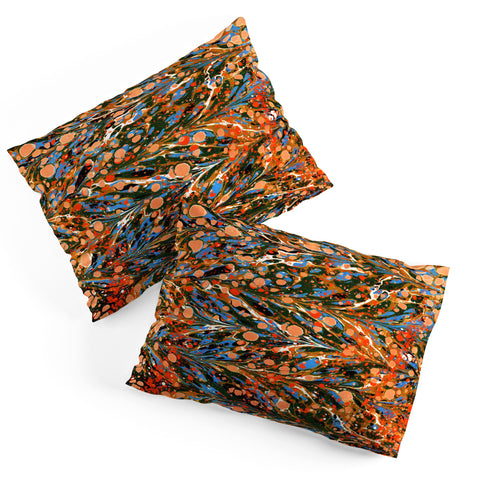 Amy Sia Marbled Illusion Autumnal Pillow Shams