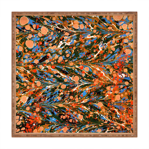 Amy Sia Marbled Illusion Autumnal Square Tray