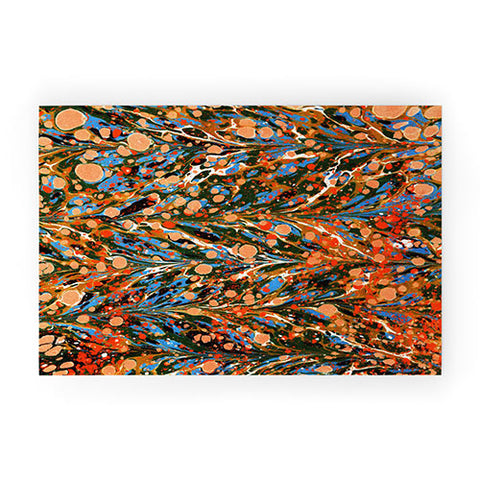 Amy Sia Marbled Illusion Autumnal Welcome Mat