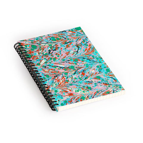 Amy Sia Marbled Illusion Green Spiral Notebook