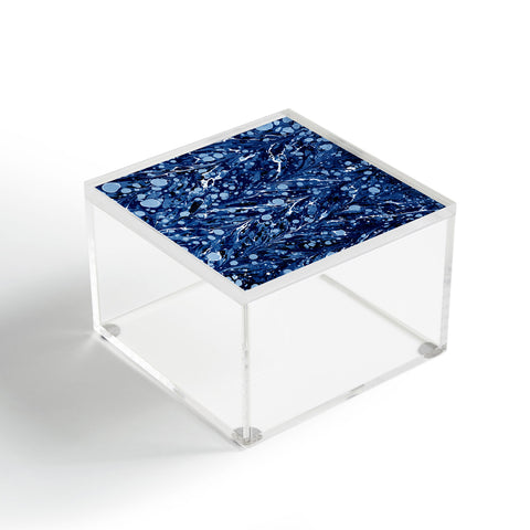 Amy Sia Marbled Illusion Navy Acrylic Box