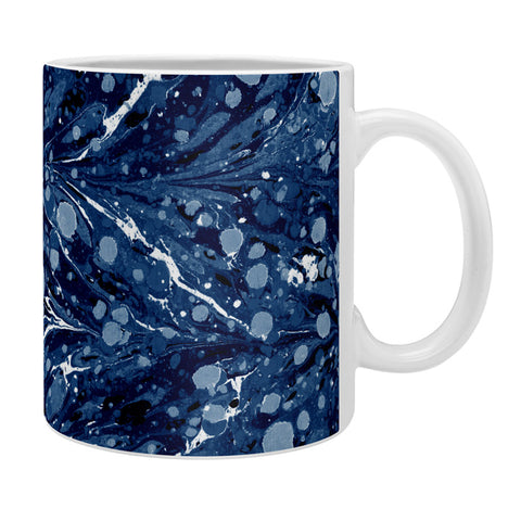 Amy Sia Marbled Illusion Navy Coffee Mug