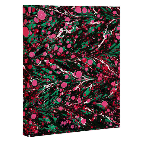 Amy Sia Marbled Illusion Pink Art Canvas