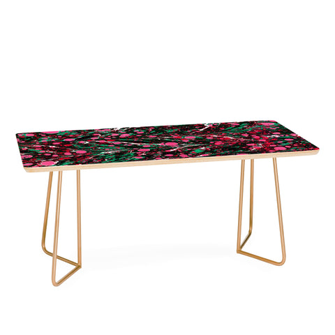 Amy Sia Marbled Illusion Pink Coffee Table