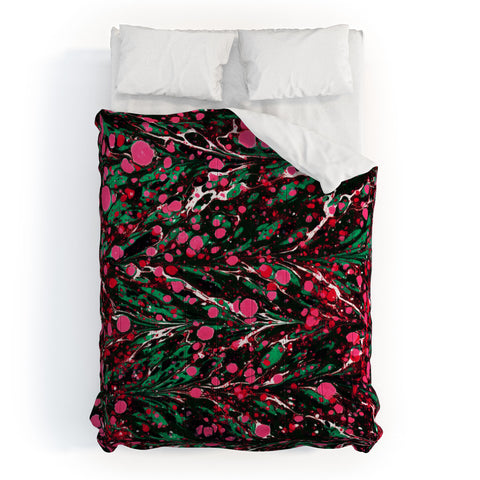 Amy Sia Marbled Illusion Pink Comforter