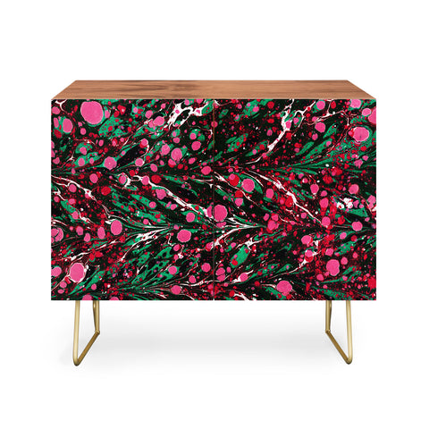 Amy Sia Marbled Illusion Pink Credenza