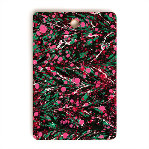 Amy Sia Marbled Illusion Pink Cutting Board Rectangle