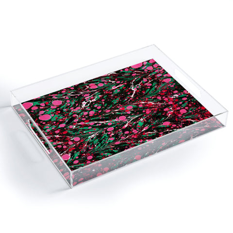 Amy Sia Marbled Illusion Pink Acrylic Tray