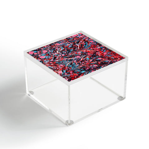 Amy Sia Marbled Illusion Red Acrylic Box