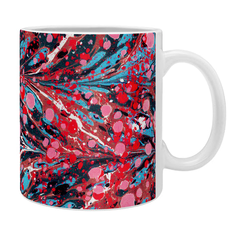Amy Sia Marbled Illusion Red Coffee Mug