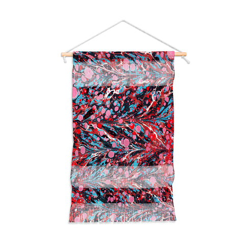 Amy Sia Marbled Illusion Red Wall Hanging Portrait