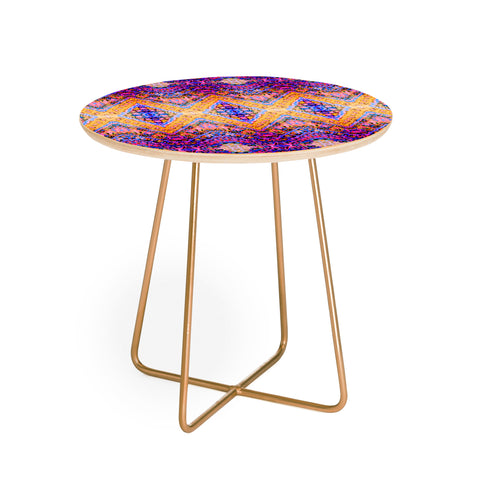 Amy Sia Marrakech Yellow Round Side Table
