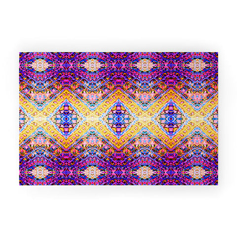 Amy Sia Marrakech Yellow Welcome Mat