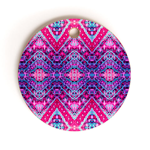 Amy Sia Marrekech Magenta Cutting Board Round