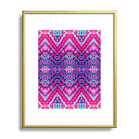 Amy Sia Marrekech Magenta Metal Framed Art Print