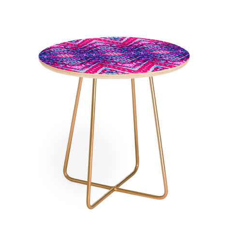 Amy Sia Marrekech Magenta Round Side Table