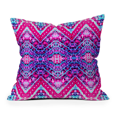 Amy Sia Marrekech Magenta Throw Pillow