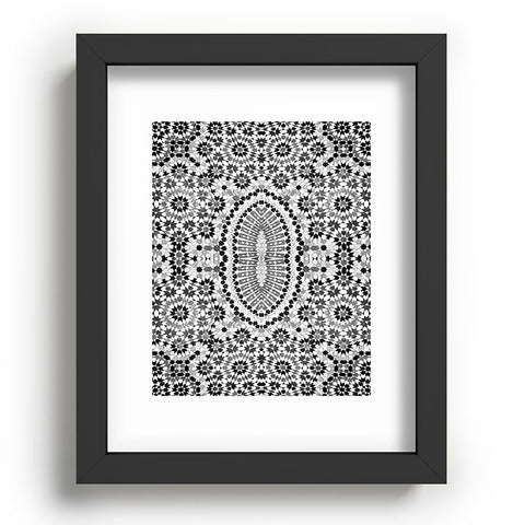 Amy Sia Morocco Black and White Recessed Framing Rectangle