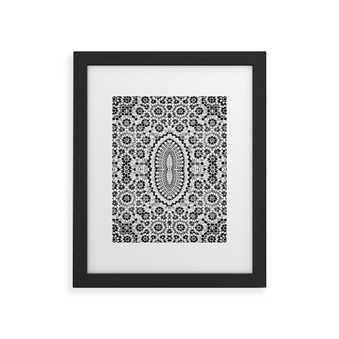 Amy Sia Morocco Black and White Framed Art Print