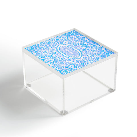 Amy Sia Morocco Light Blue Acrylic Box