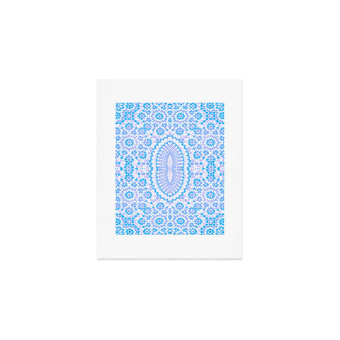 Amy Sia Morocco Light Blue Art Print