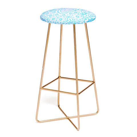 Amy Sia Morocco Light Blue Bar Stool
