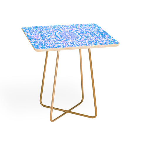 Amy Sia Morocco Light Blue Side Table