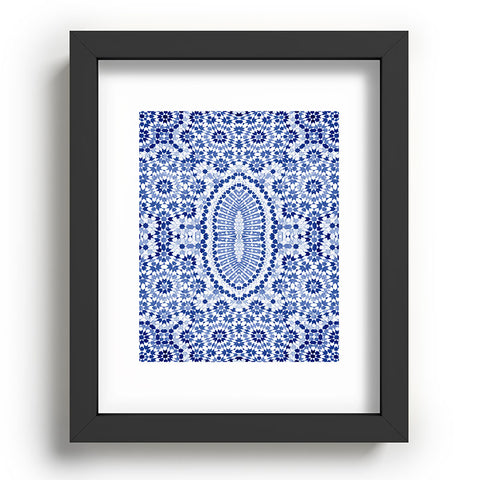 Amy Sia Morocco Navy Recessed Framing Rectangle