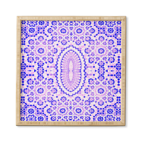 Amy Sia Morocco Purple Framed Wall Art