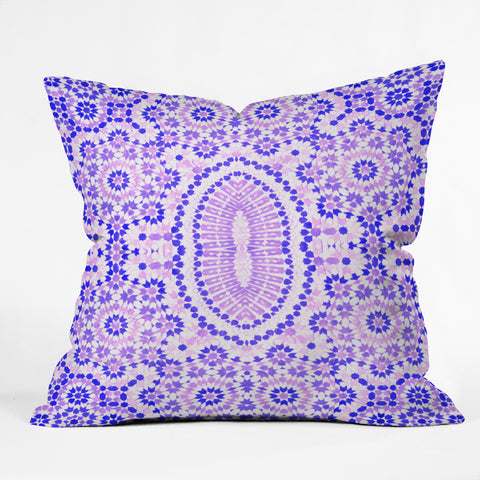 Amy Sia Morocco Purple Outdoor Throw Pillow