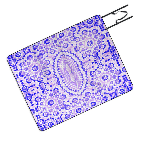Amy Sia Morocco Purple Picnic Blanket