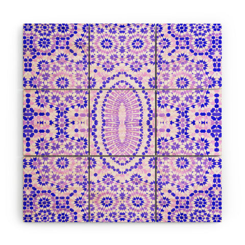 Amy Sia Morocco Purple Wood Wall Mural