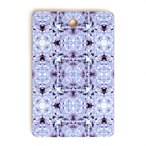 Amy Sia New York Geo Blue Cutting Board Rectangle