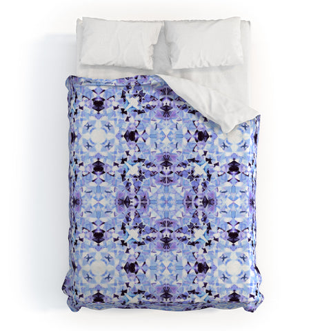 Amy Sia New York Geo Blue Duvet Cover
