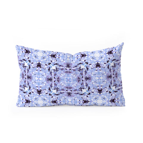 Amy Sia New York Geo Blue Oblong Throw Pillow
