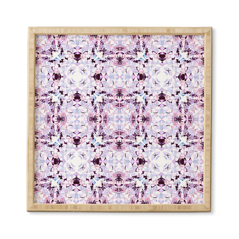 Amy Sia New York Geo Purple Framed Wall Art