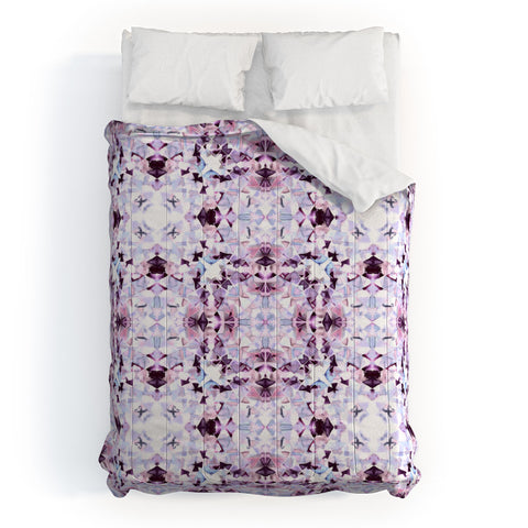 Amy Sia New York Geo Purple Comforter