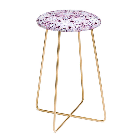 Amy Sia New York Geo Purple Counter Stool
