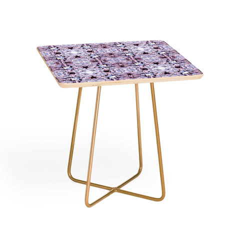 Amy Sia New York Geo Purple Side Table