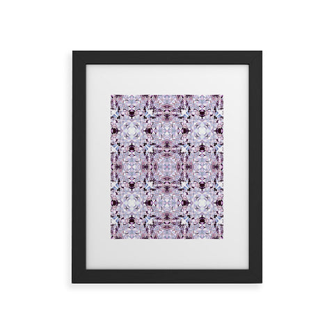 Amy Sia New York Geo Purple Framed Art Print