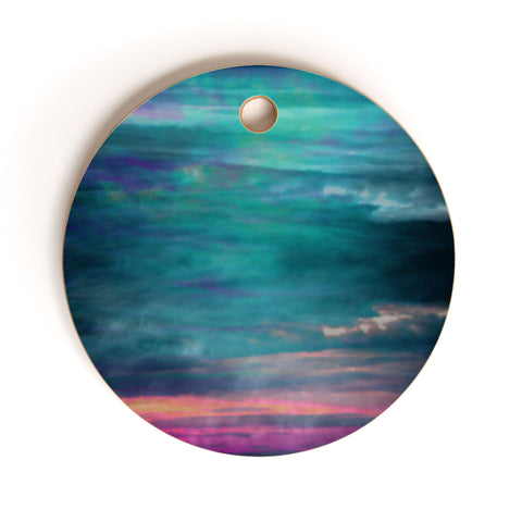 Amy Sia Ocean Sky Cutting Board Round