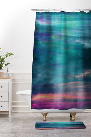 Amy Sia Ocean Sky Shower Curtain And Mat