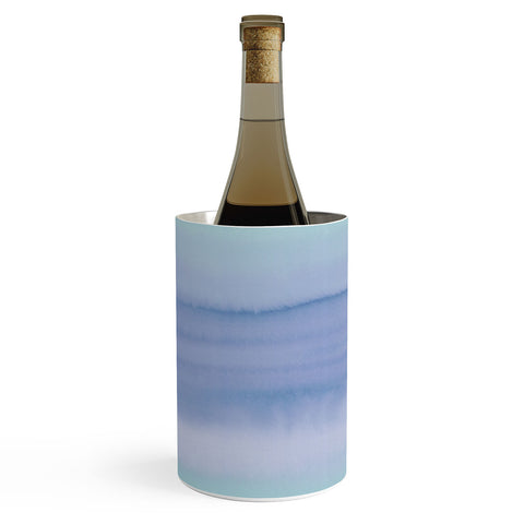 Amy Sia Ombre Watercolor Blue Wine Chiller