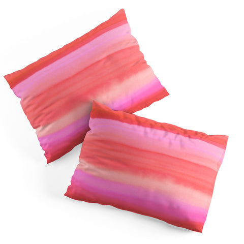 Amy Sia Ombre Watercolor Pink Pillow Shams