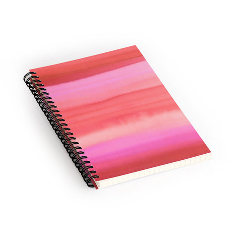 Amy Sia Ombre Watercolor Pink Spiral Notebook