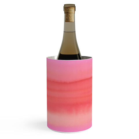 Amy Sia Ombre Watercolor Pink Wine Chiller